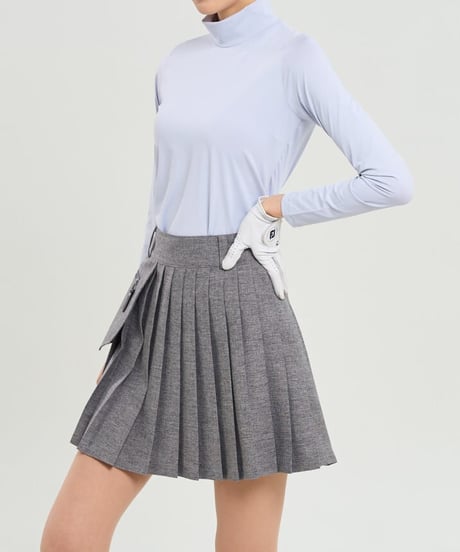 ベーシックモックネック長袖シャツ(3colors/大きいサイズあり)