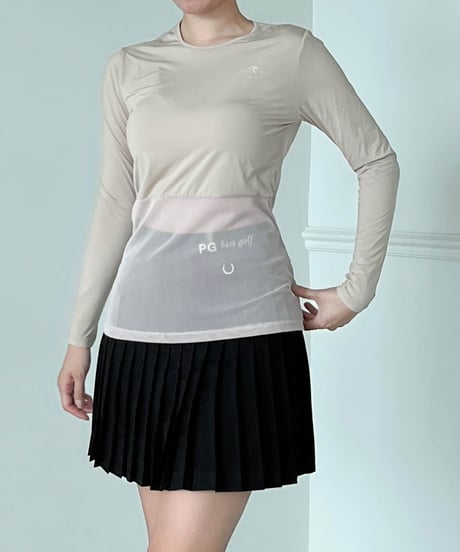 冷感メッシュUVカットインナーシャツ (長袖/3colors)