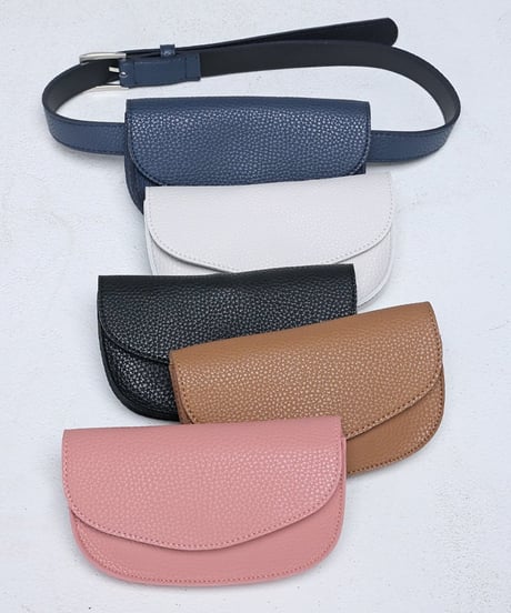ロングヒップポーチ（マグネットタイプ/ベルト付き/9colors)