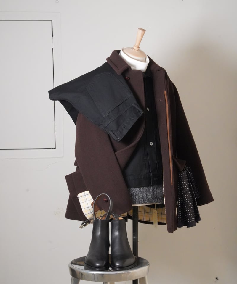 INVERTERE/NEW CAR COAT DK .BROWN | CLOTHING SAL