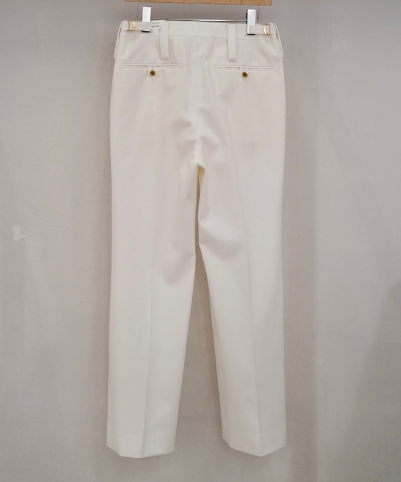 Tangent/Tan25°オフィサーパンツ WHT | CLOTHING SALON SOSO