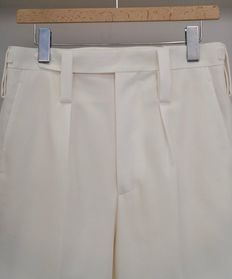Tangent/Tan25°オフィサーパンツ WHT | CLOTHING SALON SOSO