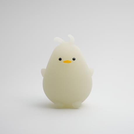 ゲルぴよ カプセルトイ 蓄光 オレンジ