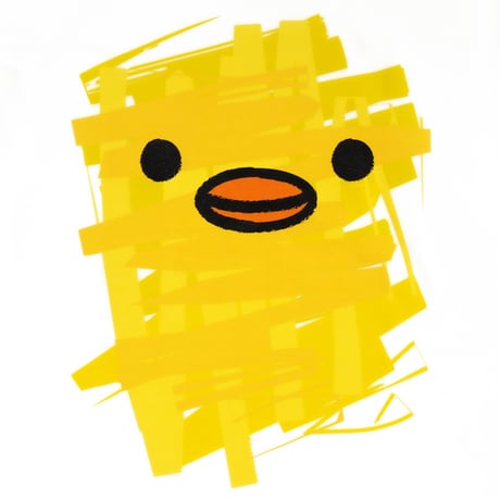 ゲルぴよTシャツ PAINT ART