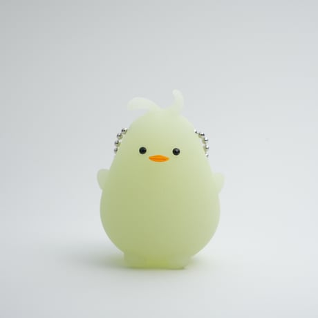 ゲルぴよ カプセルトイ 蓄光 グリーン