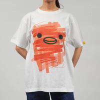 ゲルぴよTシャツ PAINT ART オレンジ