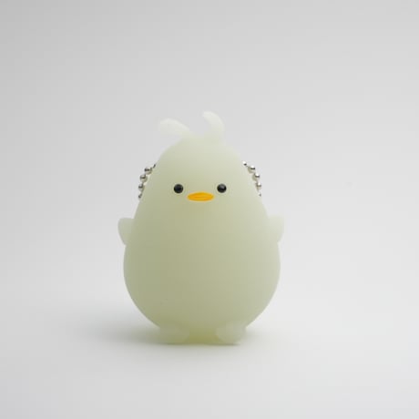 ゲルぴよ カプセルトイ 蓄光ブルー