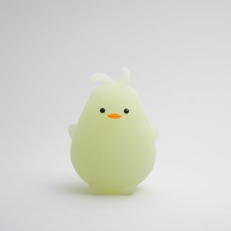 ゲルぴよ カプセルトイ 蓄光 グリーン