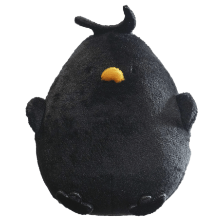 ゲルぴよ ぬいぐるみキーホルダー ブラック