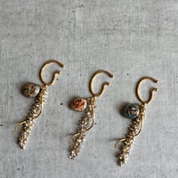 揺れる錆びのear cuff