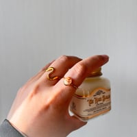 限定　ring selection set of 2 ivory