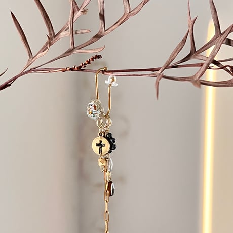 限定 ear cuff mint green