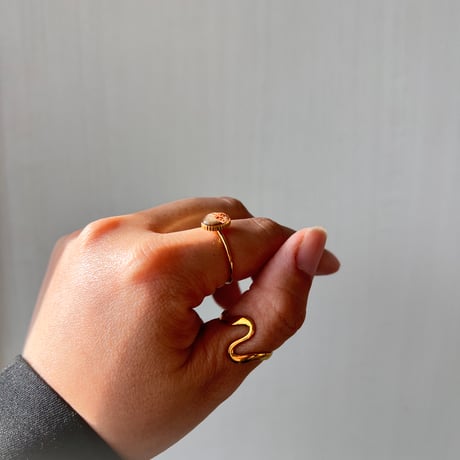 限定　ring selection set of 2 ivory