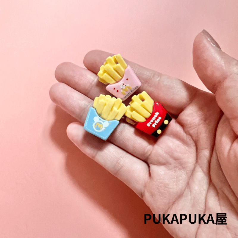 デコパーツ フライドポテト ミニチュアフード フェイクフード