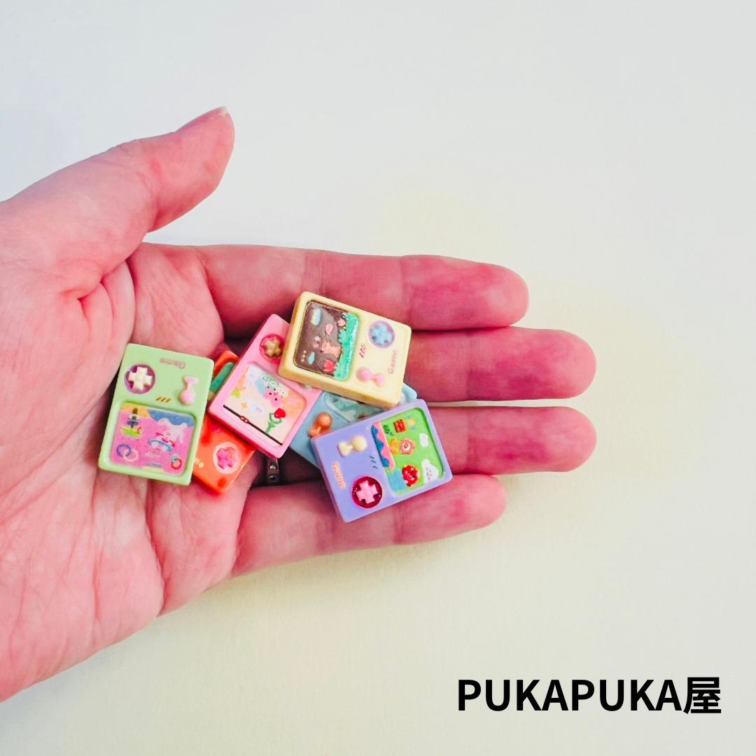 デコパーツ レトロゲーム機 かわいい カラフル プログラミング 推し色