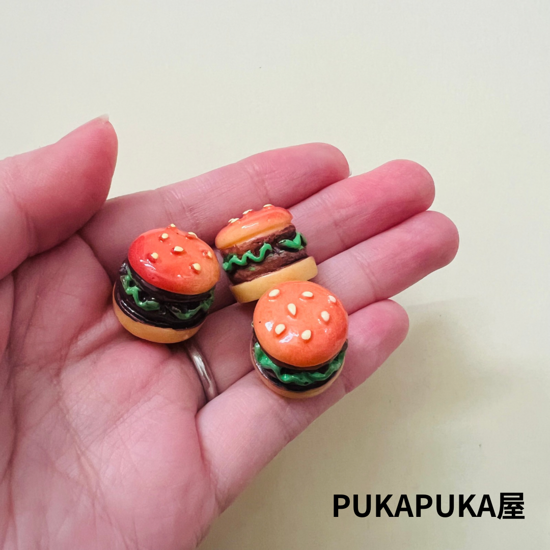 デコパーツ ハンバーガー リアル フェイクフード ミニチュア | PukaPuka 屋