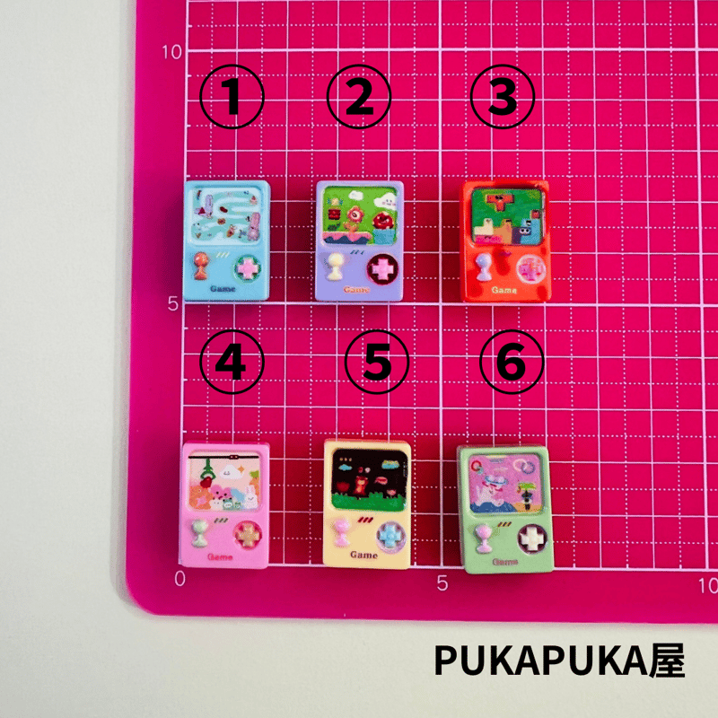 デコパーツ レトロゲーム機 かわいい カラフル プログラミング 推し色