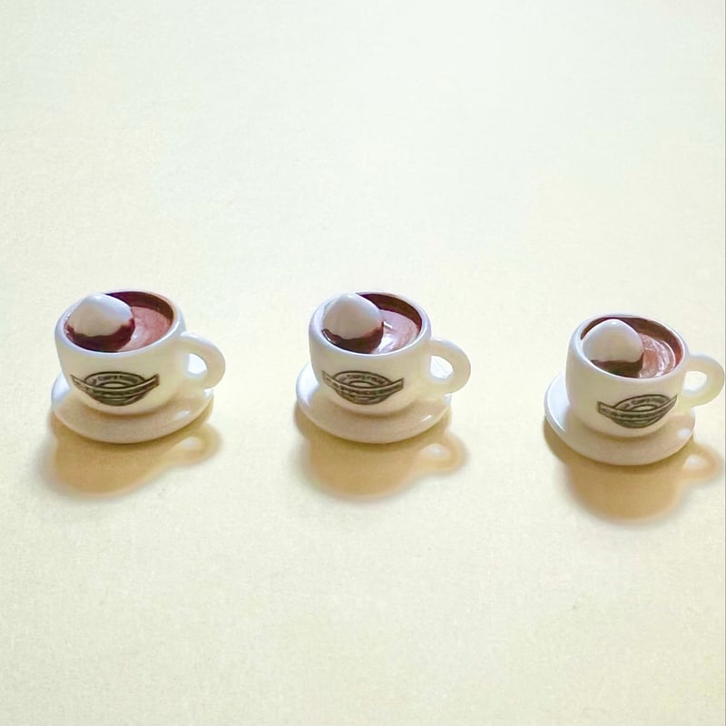デコパーツ クリームコーヒー 牛乳 ミルク カフェ ドリンク 商品番号S