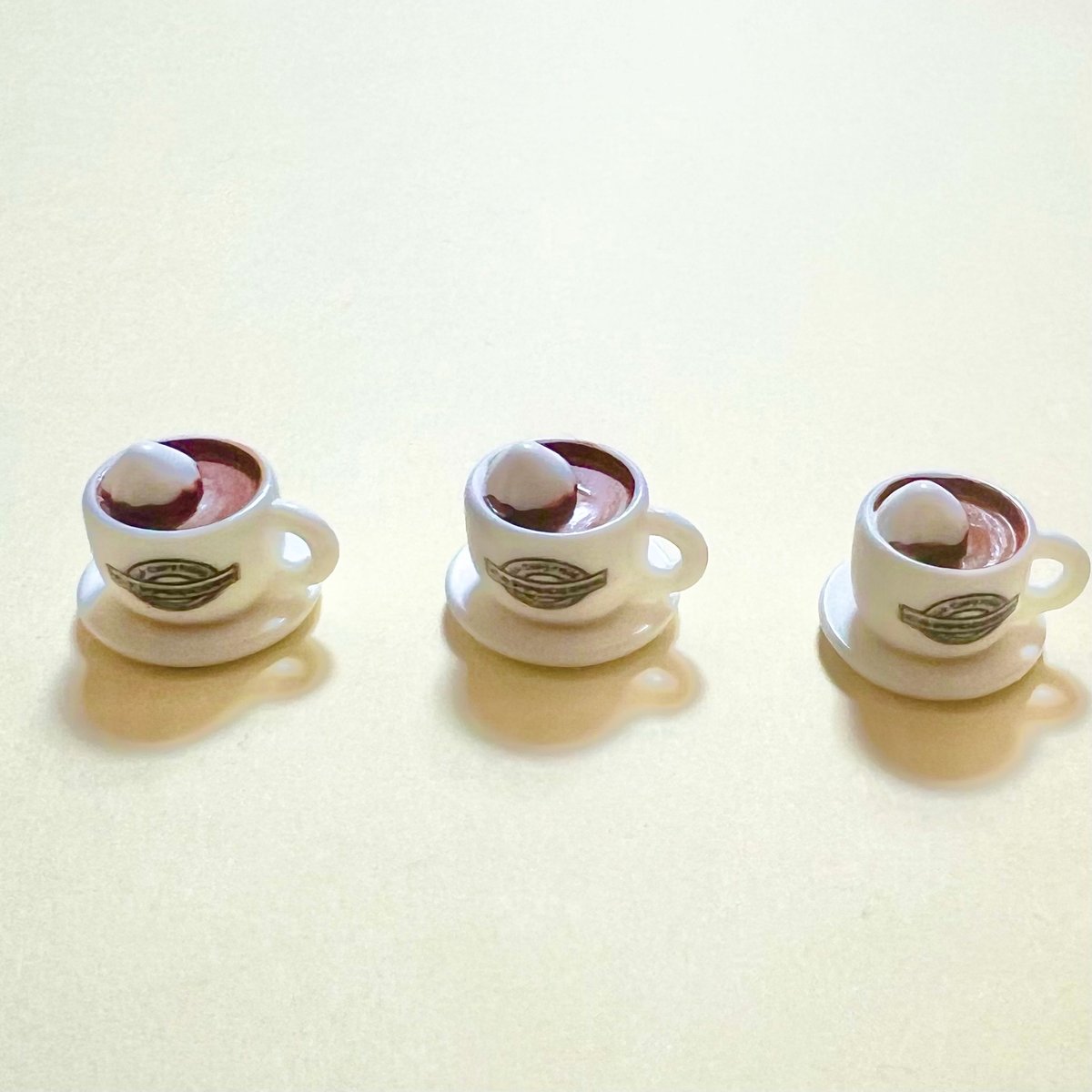 デコパーツ クリームコーヒー 牛乳 ミルク カフェ ドリンク 商品番号S