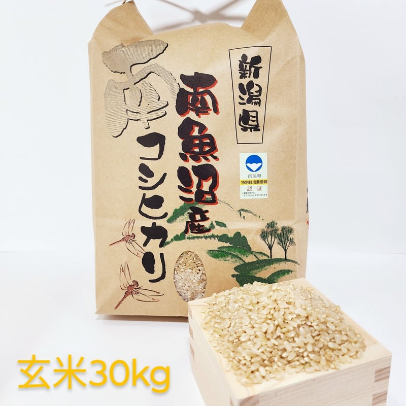 南魚沼産 特別栽培米コシヒカリ 玄米30kg | 甚七