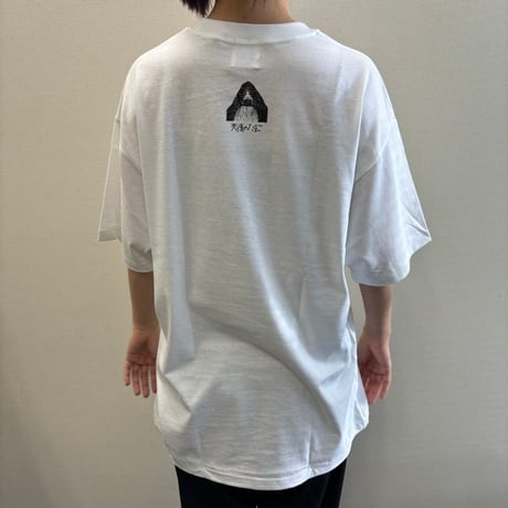 【特典付】天使のたまご 『水に棲む』x 久米繊維コラボﾞＴシャツ(白)