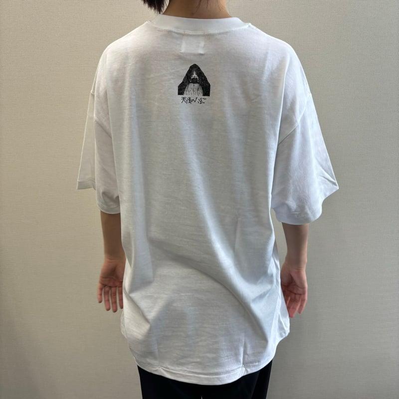 特典付】天使のたまご 『水に棲む』x 久米繊維コラボﾞTシャツ(白