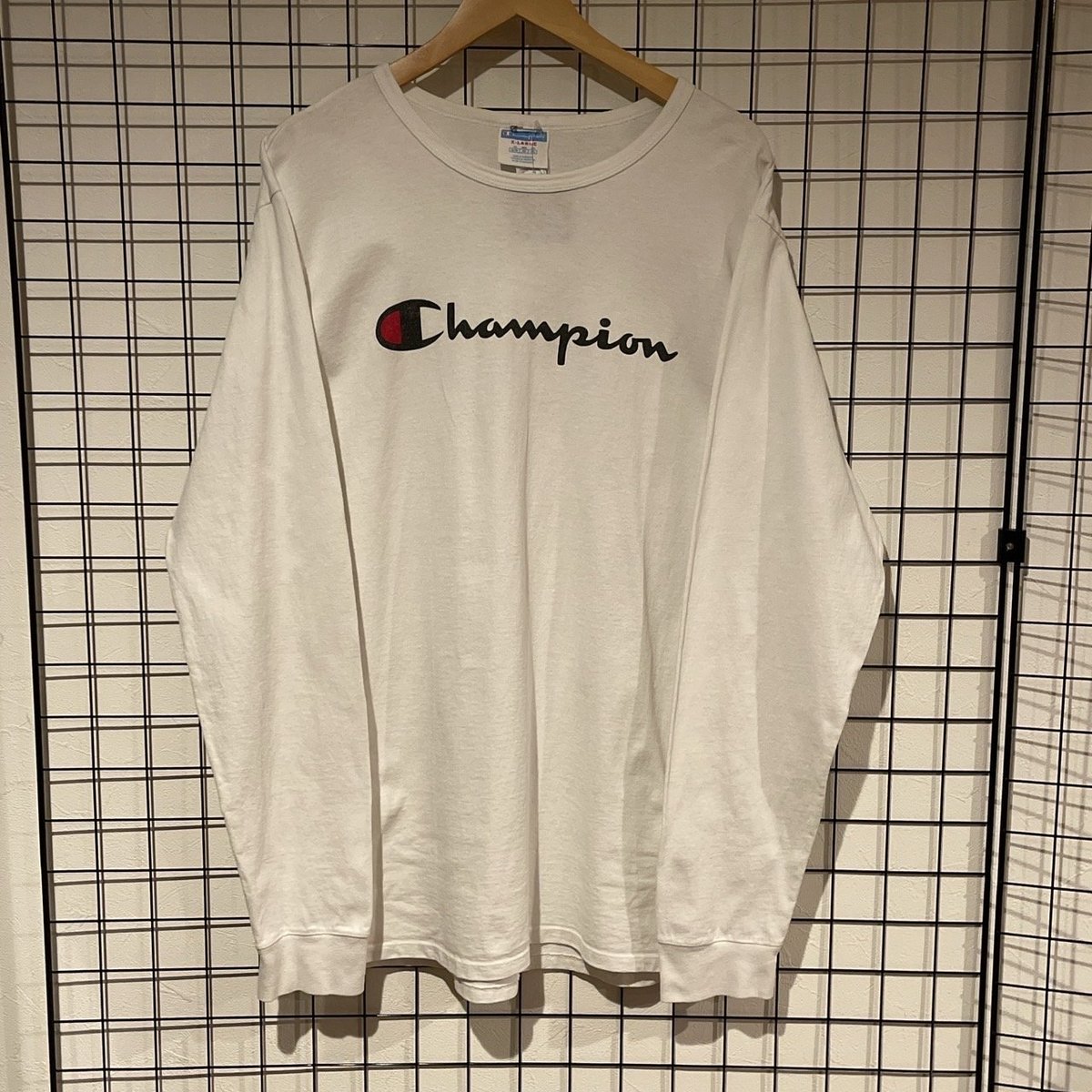 Champion バータグ　ロンT Champion チャンピオン 長袖Tシャツ ロンT ロングスリーブT