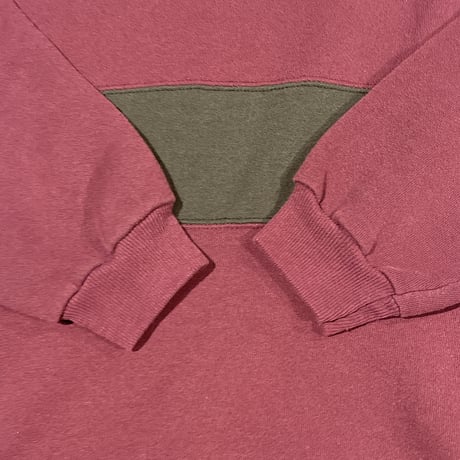 90s Hanes PREMIUM USA製 切替スウェットシャツ　D304 トレーナー