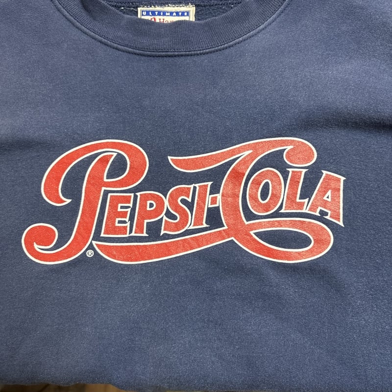 90s Hanes PEPSI COLA 復刻ロゴ スウェットシャツ ペプシコーラ