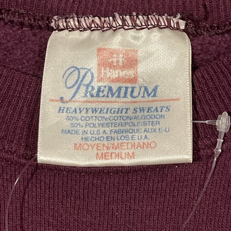 90s Hanes PREMIUM USA製 切替スウェットシャツ　D304 トレーナー