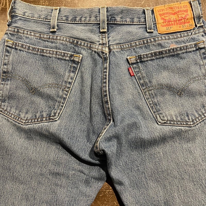 Levi's リーバイス 517 デニムパンツ W33 フレアパンツ C991 | 古着屋Q