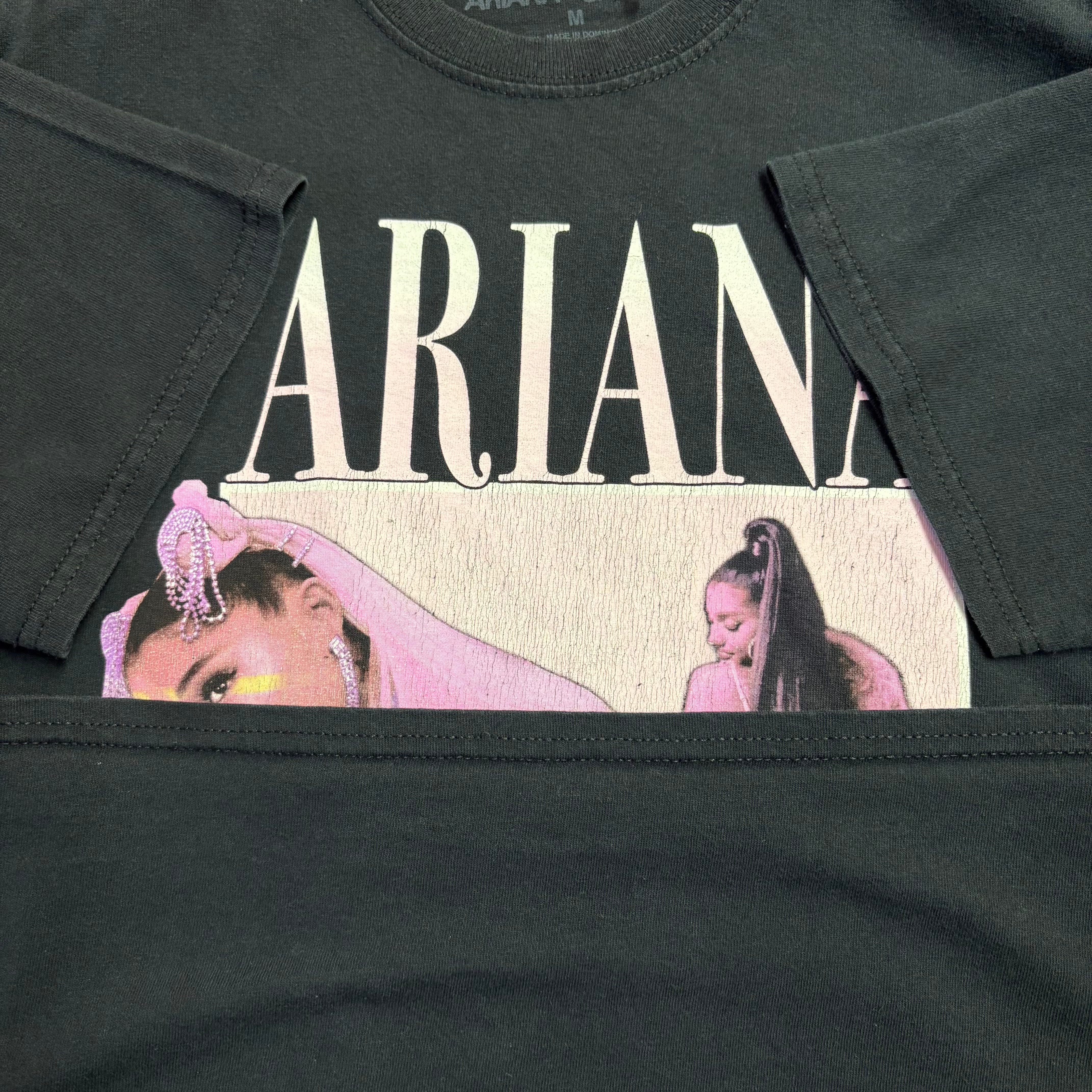 ARIANA GRANDE アーティスト Tシャツ ブラック M アリアナ・グランデ
