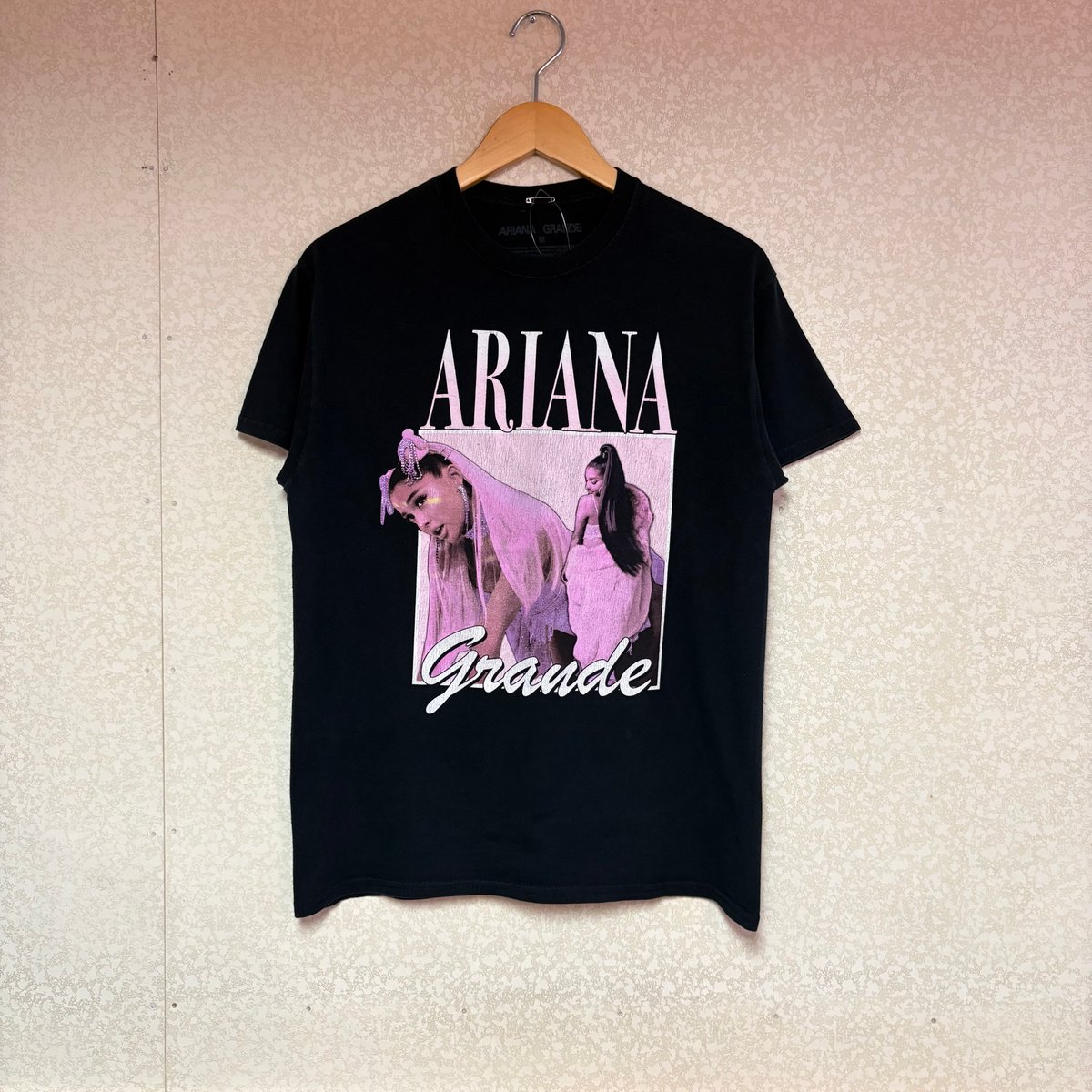 ARIANA GRANDE アーティスト Tシャツ ブラック M アリアナ・グランデ