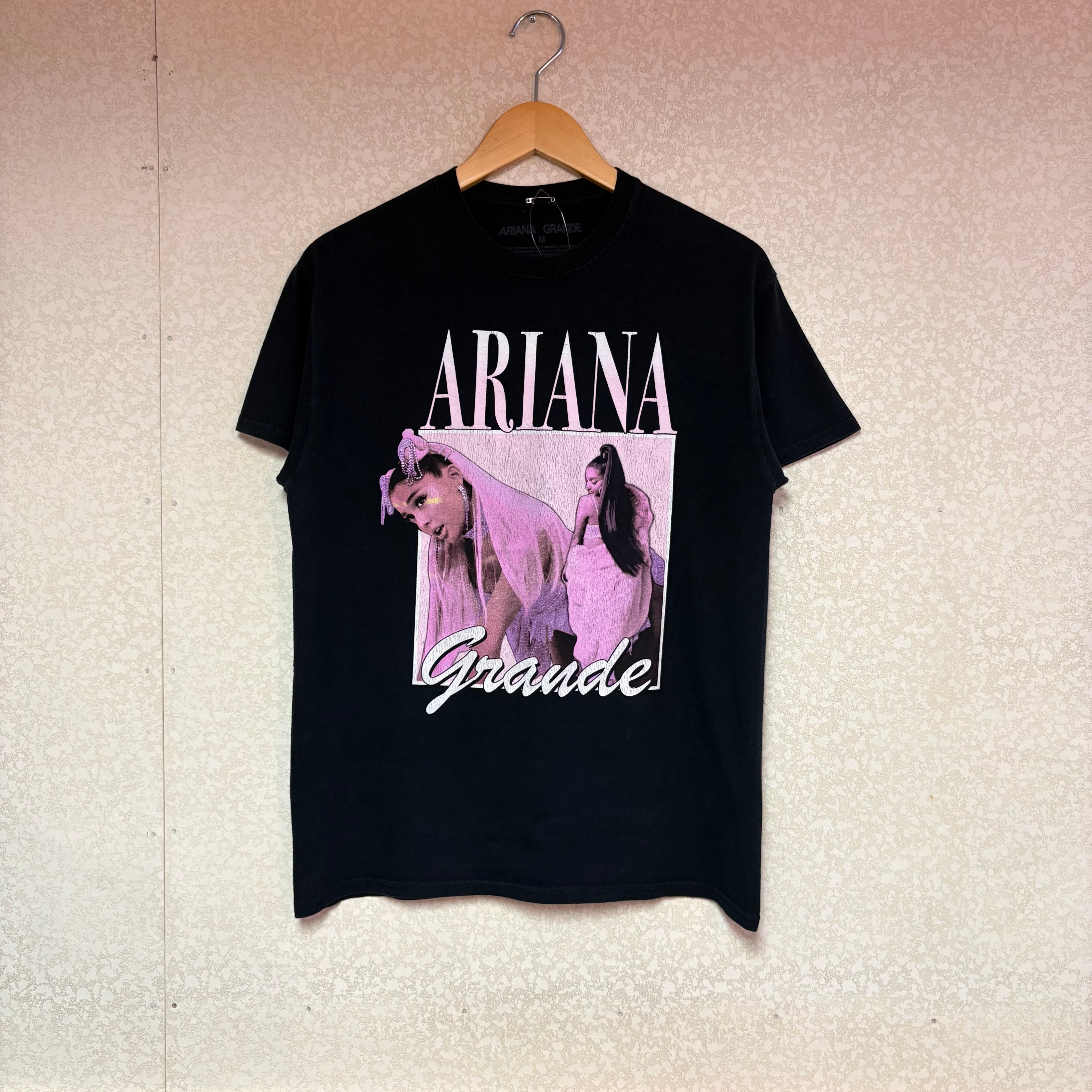 ARIANA GRANDE アーティスト Tシャツ ブラック M アリアナ・グランデ