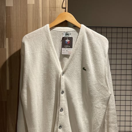ラコステ IZOD 80's USA製　カーディガン　白　メンズ　XL ラコステ IZOD 80's USA製 カーディガン 白 メンズ XL - メルカリ
