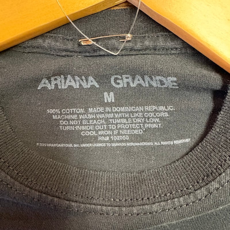 ARIANA GRANDE アーティスト Tシャツ ブラック M アリアナ・グランデ