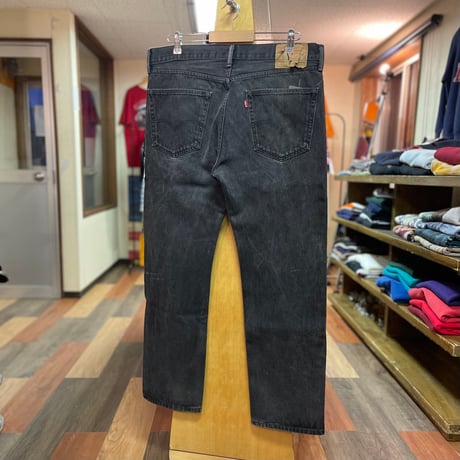 usa古着 LEVI'S リーバイス 505 ブラックデニムパンツ 36×36 ビンテージ】【USA製】【LEVI'S】【リーバイス】505【505