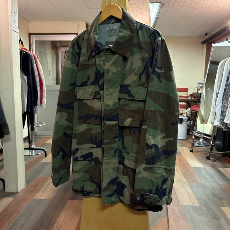 Unknown ウッドランドカモ BDUジャケット 前期型 ミリタリー