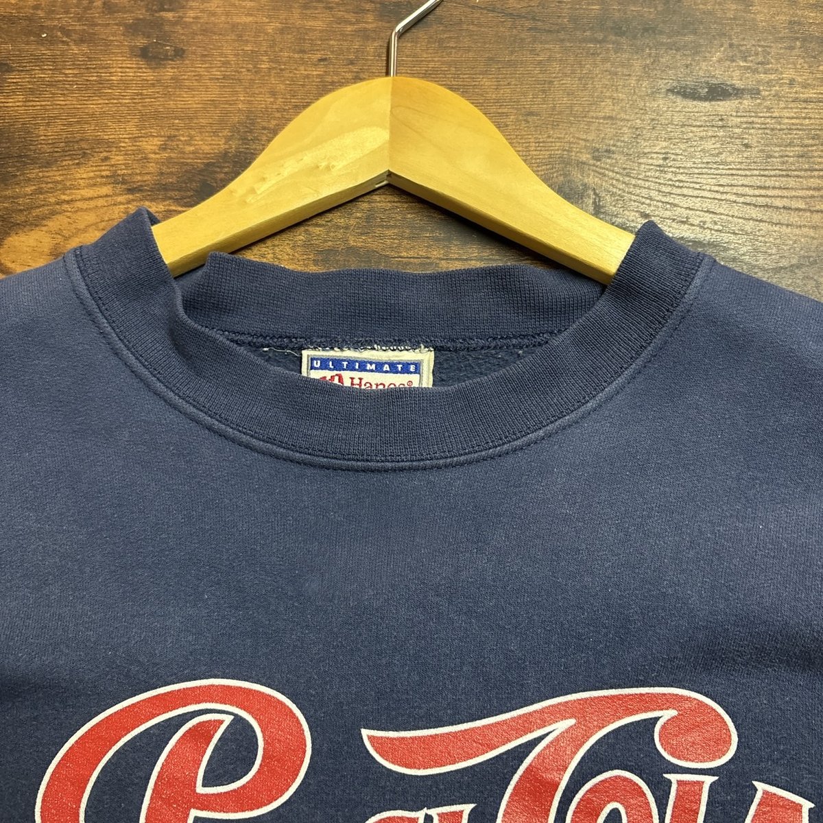 90s Hanes PEPSI COLA 復刻ロゴ スウェットシャツ ペプシコーラ