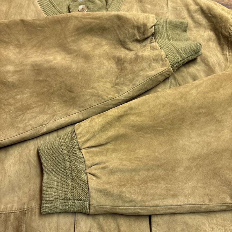 Unknown ユーロ古着 スエードレザー ボンバージャケット D618 | 古着屋