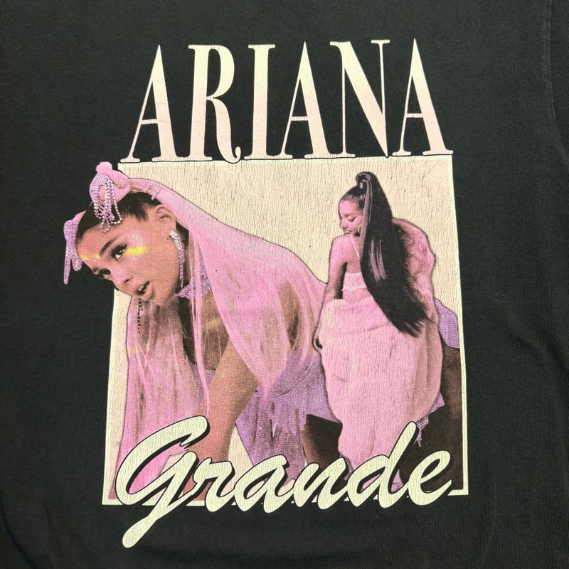 ARIANA GRANDE アーティスト Tシャツ ブラック M アリアナ・グランデ