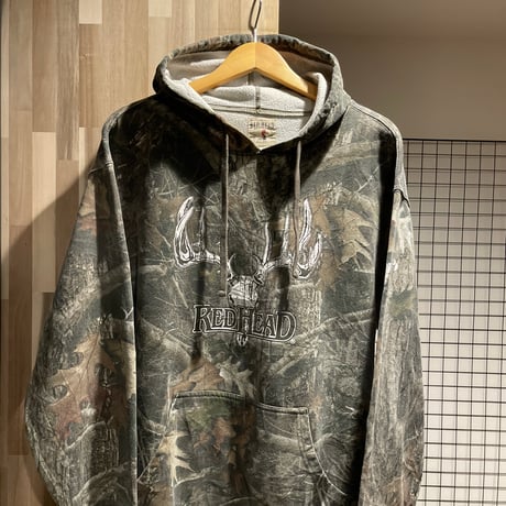 red head アクティブパーカー　ツートン　リアルツリーカモ　ダック　L W34×L30】RED HEAD カーゴパンツ リアルツリーカモ 裾ヒモ