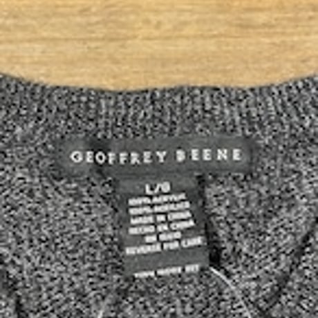 GEOFFREY BEENE ジェフリー・ビーン　Vネック　アクリルニット　ベスト　C779