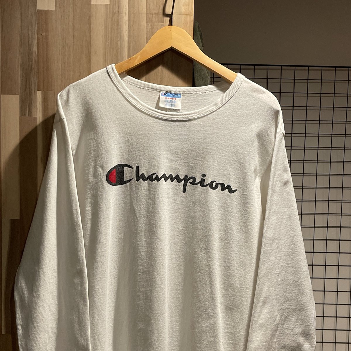 Champion バータグ　ロンT 楽天市場】古着 チャンピオン Champion 復刻 バータグ ロングTシャツ