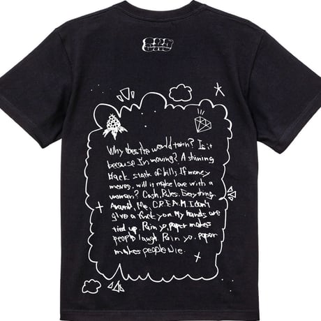 【受注生産】Think Feel Pt.2 Lyrics T-Shirt(English ver)