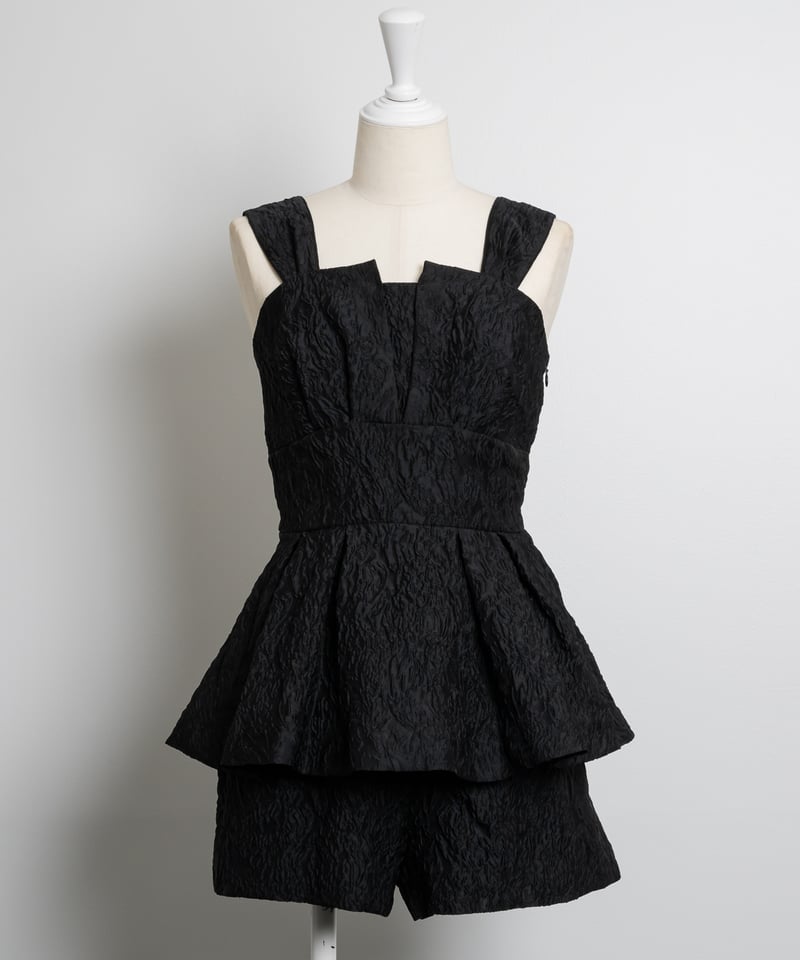 puffyジャガードショートロンパース | DOLCELICHE（ドルチェリーチェ）