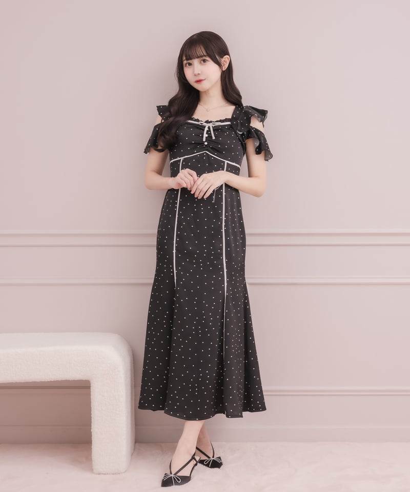 【美品】DOLCE&GABBANA ドットワンピース ブラック フリル 36 美品】DOLCE&GABBANA ドットワンピース ブラック フリル 36 - メルカリ