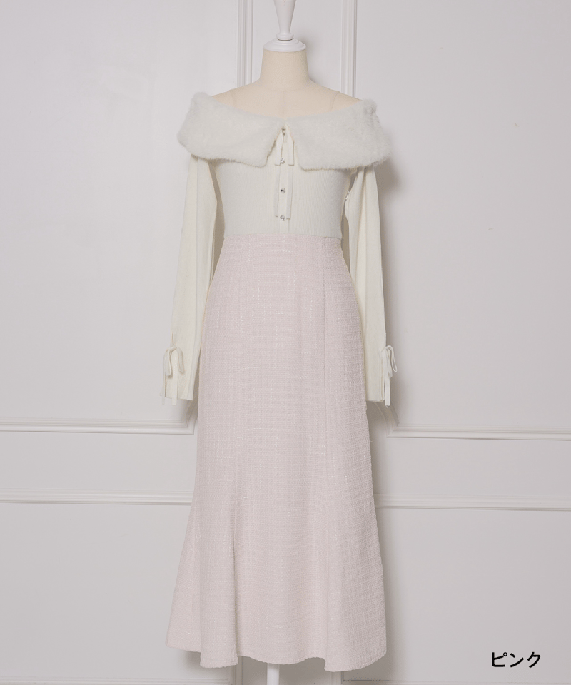 FURオフショルドッキングワンピース | DOLCELICHE（ドルチェリーチェ）