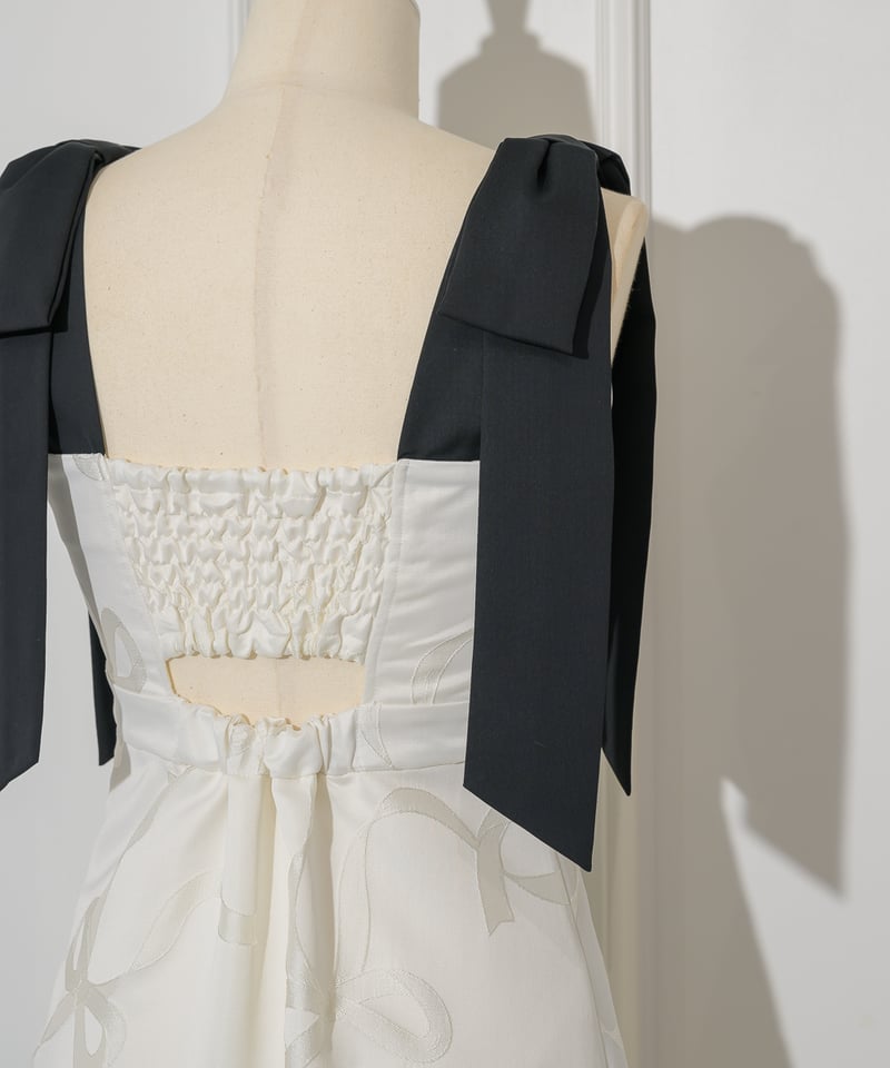 DOLCELICHE リボンジャガードワンピース リボンジャガードワンピース | DOLCELICHE（ドルチェリーチェ）