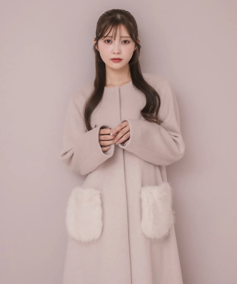 お買い得♡お揃い　コーデュロイリバティとファー　シンプルくるみボタン　3個セット お買い得♡お揃い コーデュロイリバティとファー くるみボタン 3個